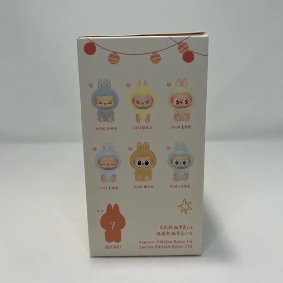 [NEW] POP MART Labubu Have a Seat Vinyl Plush Keychain Blind Box Hehe Gray - Picture 5 of 12